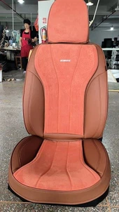 Nappa Leather Plush Materyèl chèz machin kousen san pwoblèm kousen tout enklizif